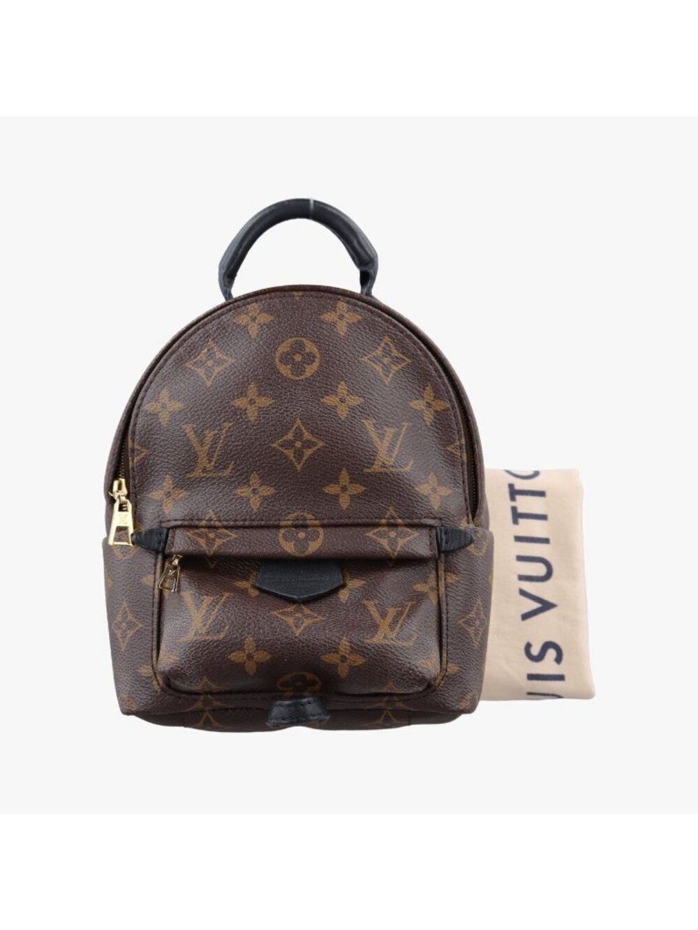 Louis Vuitton Palm Springs Backpack Mini Monogram Noir Canvas